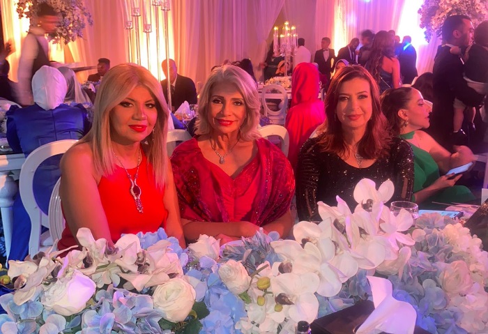 سوسن بدر وبوسي شلبي، أبرز حضور حفل زفاف ابنة الفنانة بدرية طلبة