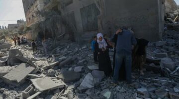 إعلام فلسطيني: قصف جديد للاحتلال على مخيم النصيرات وسط قطاع غزة