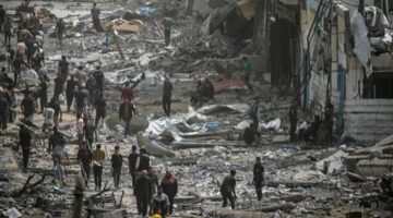 الأمم المتحدة: تراكم 270 ألف طن من النفايات فى غزة يخلق كارثة بيئية وصحية
