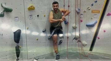 المصري عمر حجازي بصدد تحقيق رقم قياسي عالمي جديد لتسلق الجبال