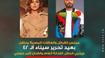 قناة «الحياة» تذيع احتفالية مجلس القبائل والعائلات المصرية بعيد تحرير سيناء