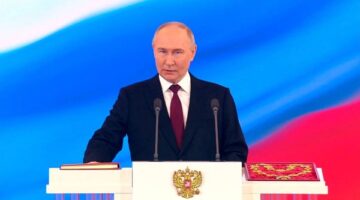 بوتين يؤدي اليمين الدستورية رئيسا لروسيا لولاية خامسة