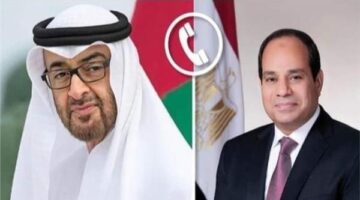 الرئيس السيسي يعزي رئيس الإمارات في وفاة الشيخ هزاع بن سلطان